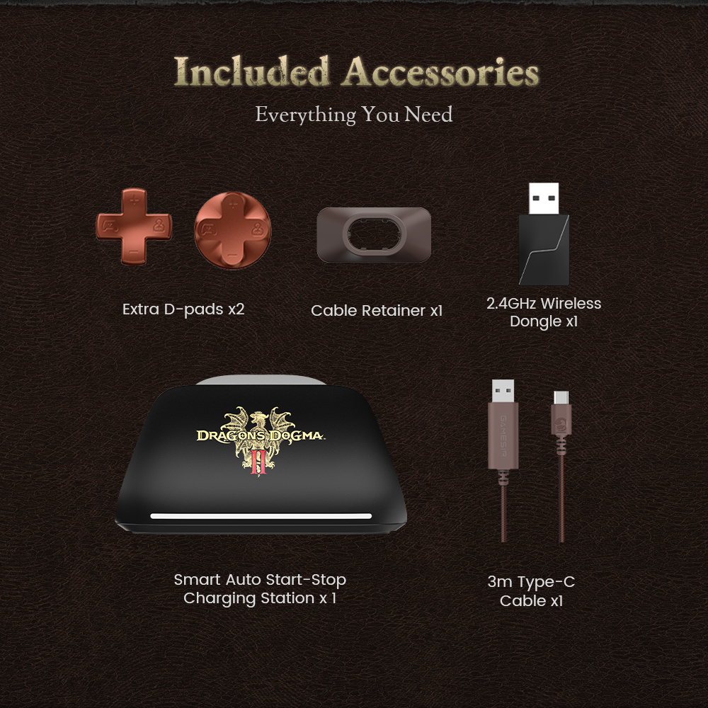 GameSir G7 Pro Dragon's Dogma 2 Edition controller bundle.