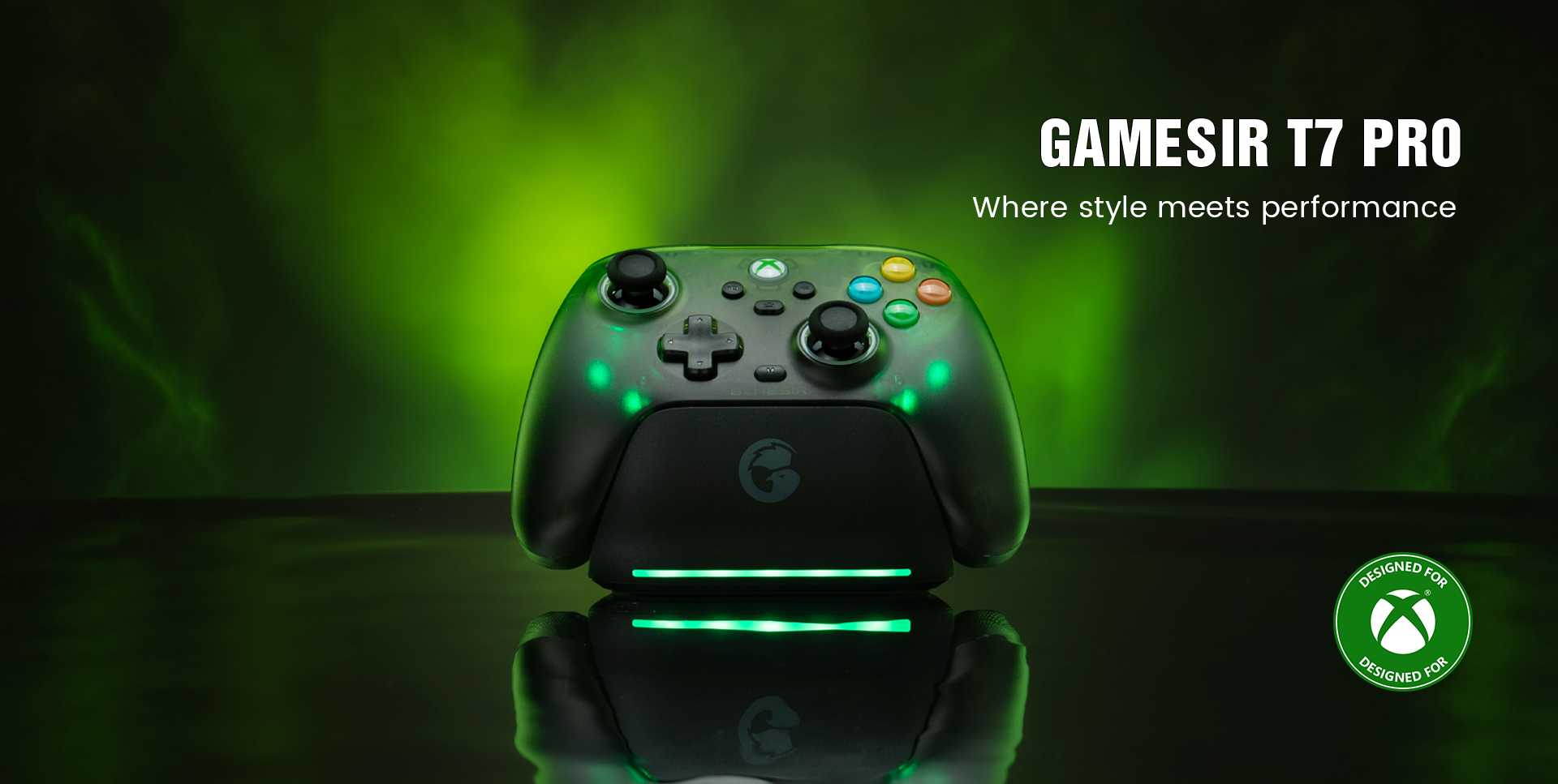 Where style meets performance.Introducing the GameSir T7 Pro Retro Green, featuring a gradient transparent retro green design that nods to classic Xbox vibes. Designed for Xbox, it combines nostalgic style with cutting-edge performance for your ultimate gaming experience.