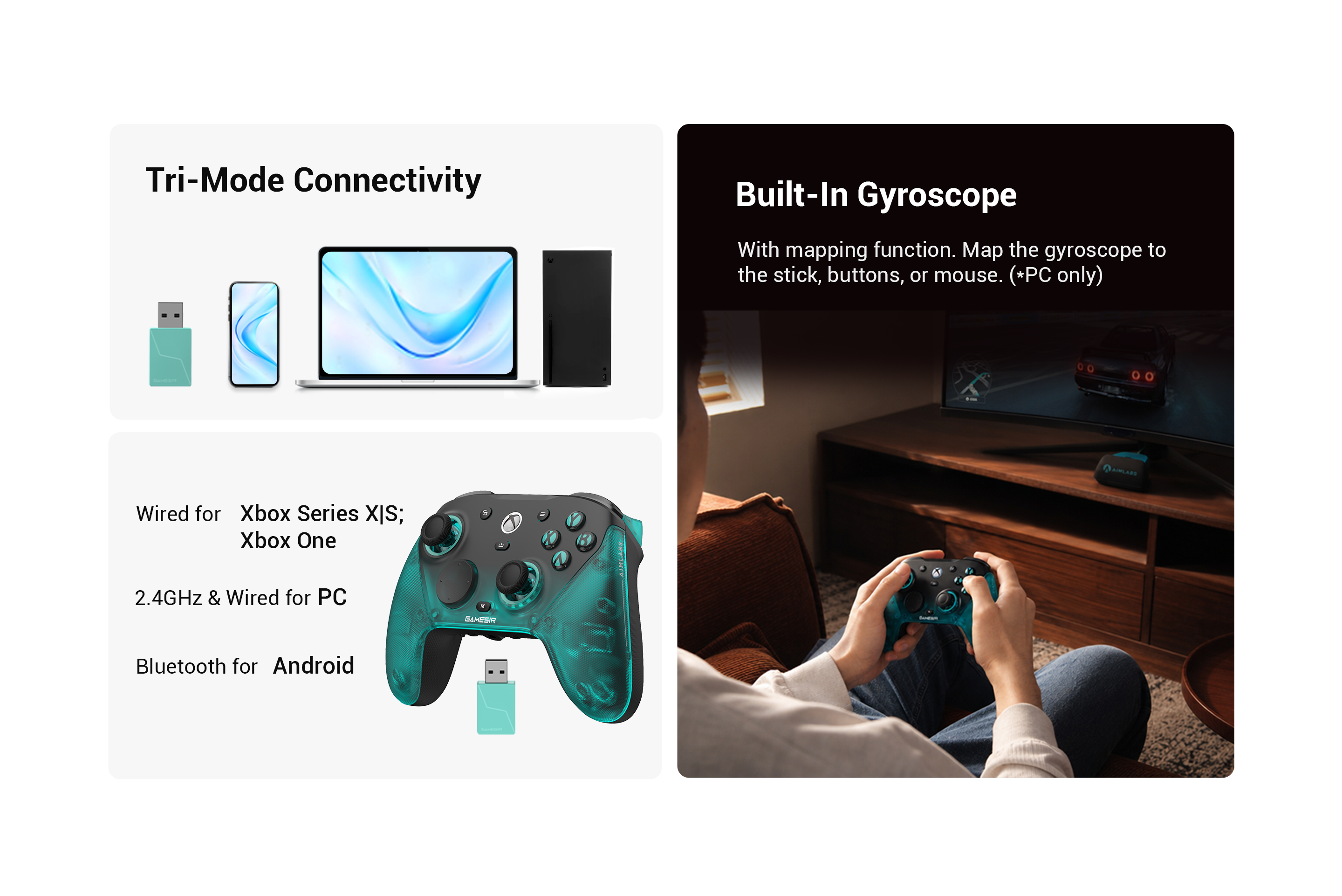 The GameSir G7 Pro is an