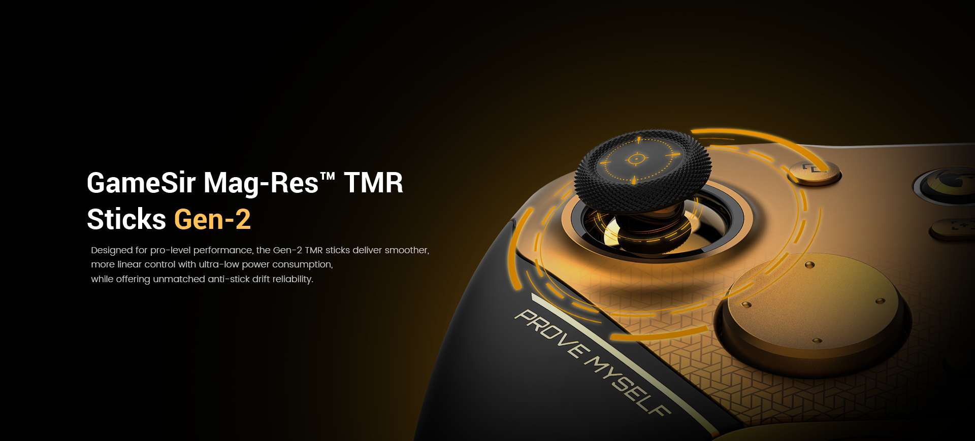 GameSir Mag-Res™ TMR Sticks Gen-2, which is the core hardware upgrade in the G7 Pro 8K PC Champion Edition.1. What is TMR (Tunneling Magnetoresistance)?TMR is a high-end magnetic sensing technology.While standard controllers use