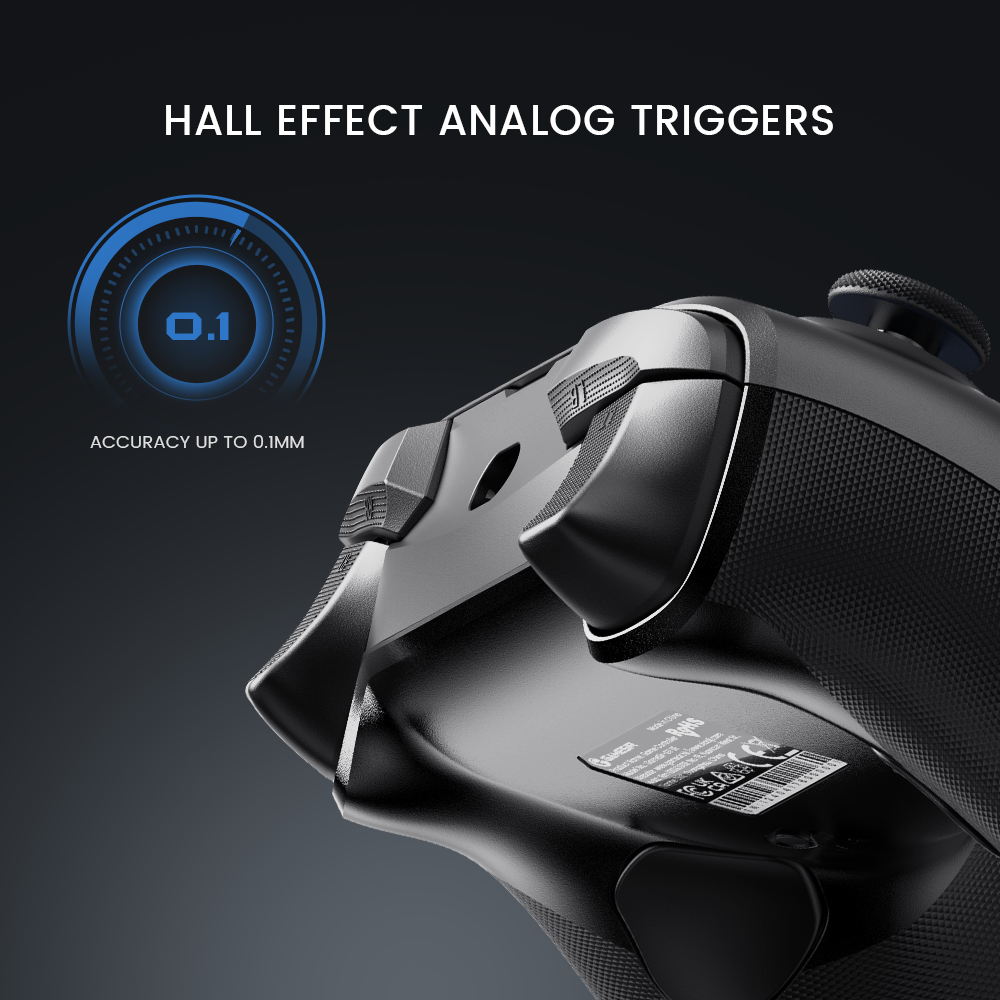 Features two quick-latch back buttons for easy toggling, instantly enable or disable them for tailored gameplay
