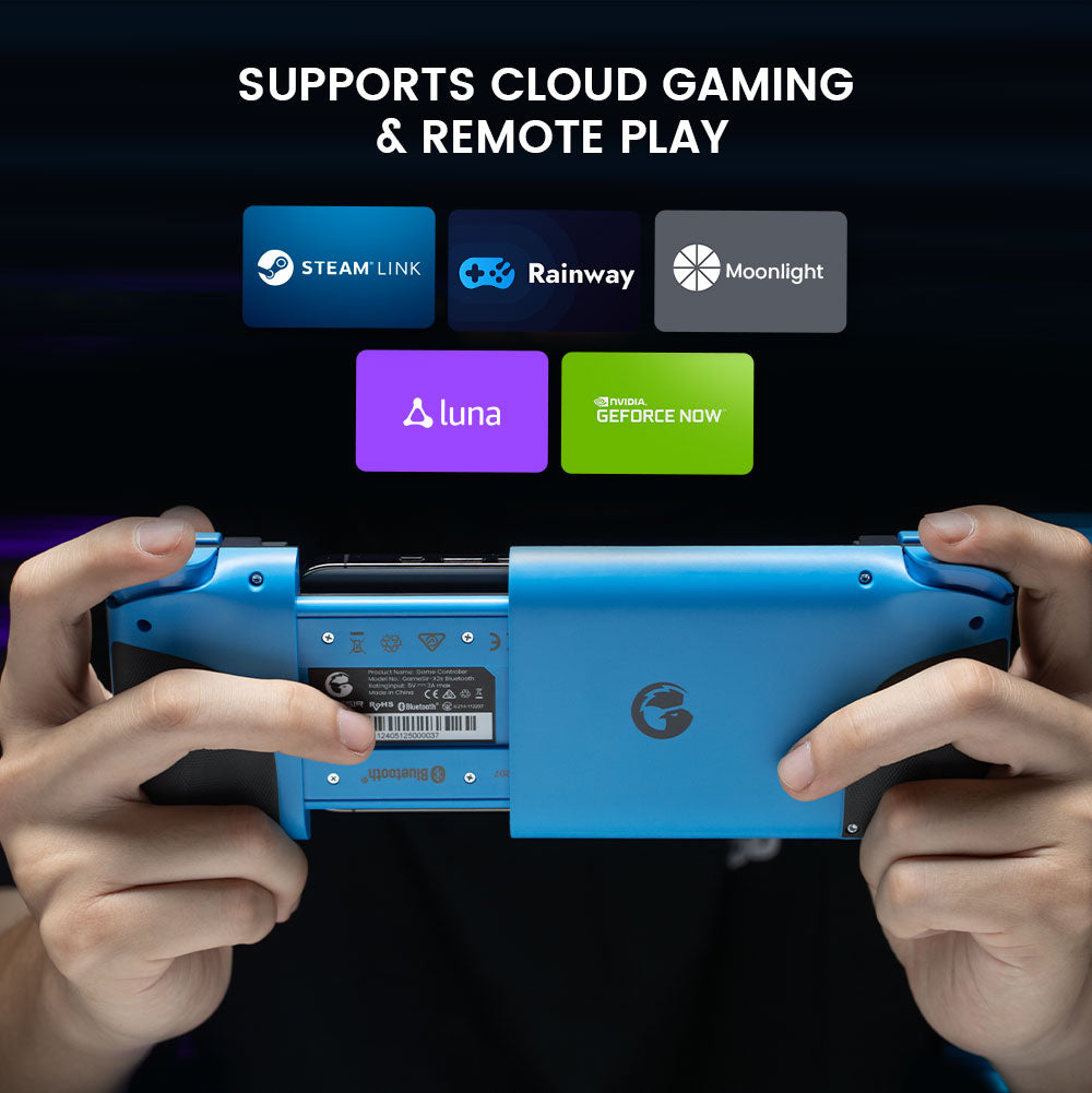 Supports cloud gaming and remote play