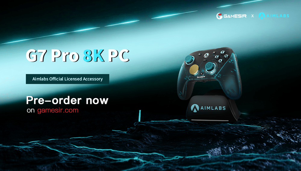 GameSir G7 Pro 8K PC × Aimlabs - Pro-Level Performance, Unleash Your Reflexes - GameSir