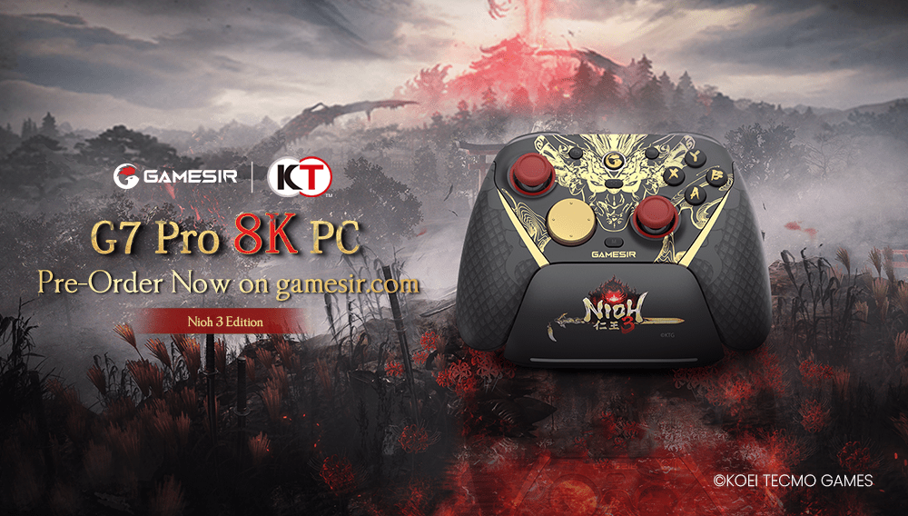 GameSir G7 Pro 8K PC × Nioh 3 – Wireless Esports Controller for PC - GameSir