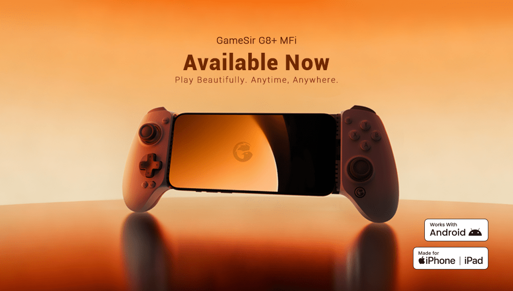 GameSir G8+ MFi Type-C Wired Controller for iPhone, iPad, and Android | Play Beautifully. Anytime, Anywhere. - GameSir