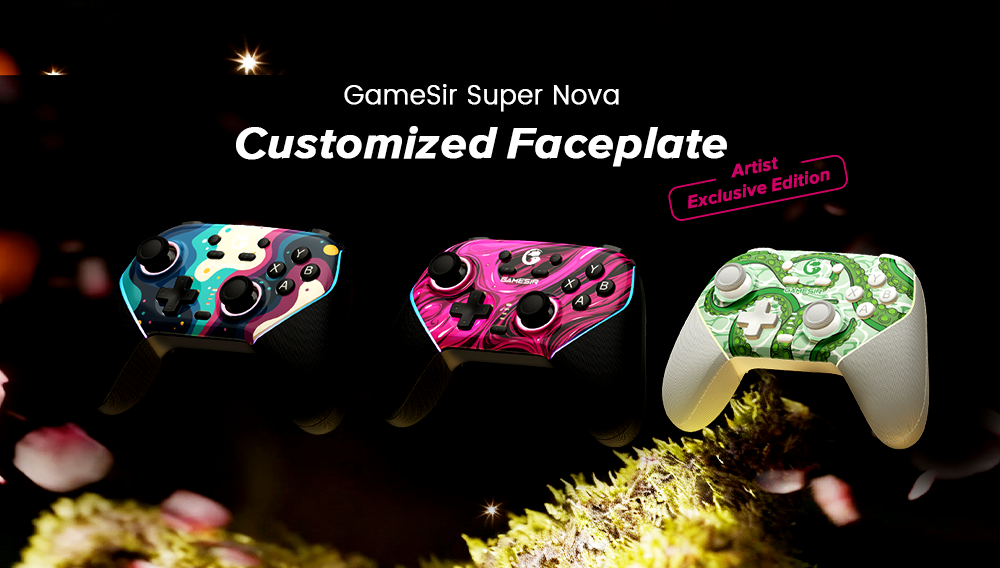 GameSir Super Nova Customized Faceplate Artist-Designed Edition - GameSir