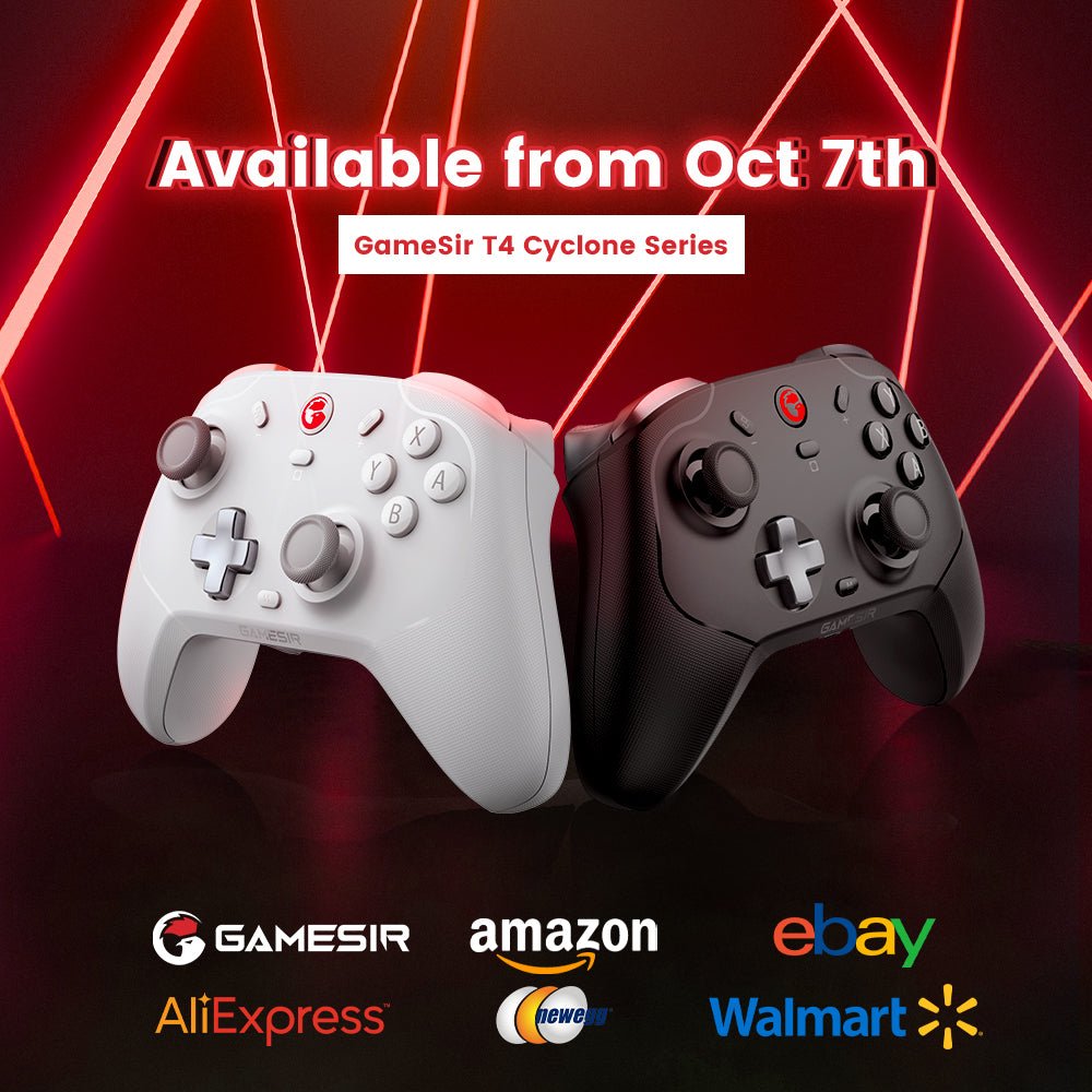 GameSir T4 Cyclone & T4 Cyclone Pro Is Available Today - GameSir