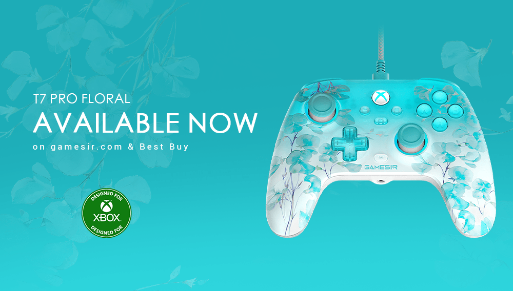 GameSir T7 Pro Floral - Where Style Meets Performance - GameSir