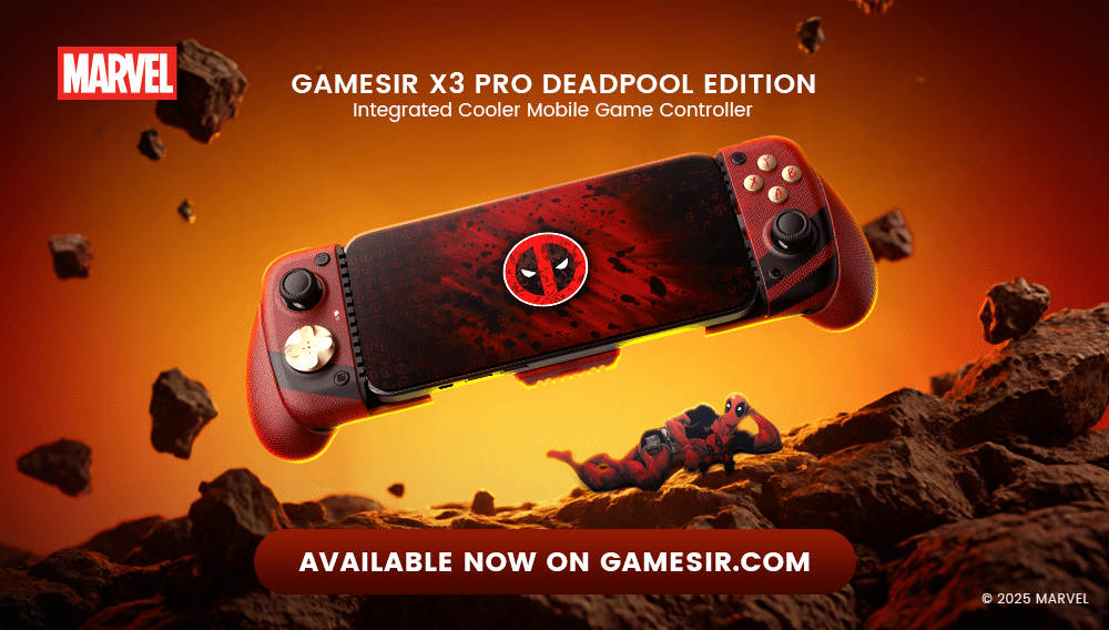 GameSir X3 Pro Deadpool Edition - Cool by Design, Powerful in Play - GameSir