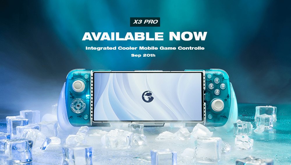 GameSir X3 Pro Integrated Cooler Mobile Controller - Cool by Design, Powerful in Play - GameSir