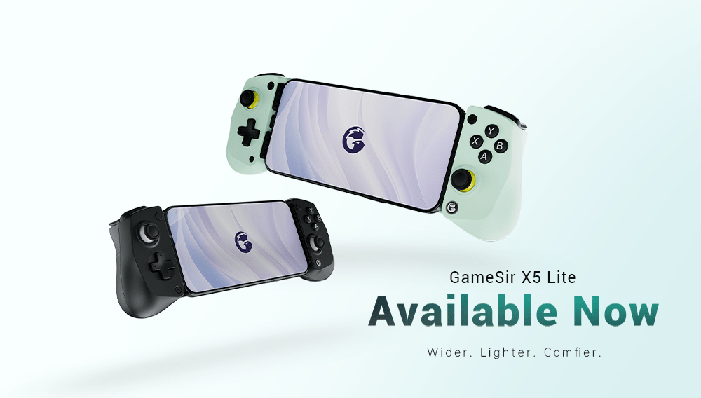 GameSir X5 Lite - Wider. Lighter. Comfier. Available Now. - GameSir