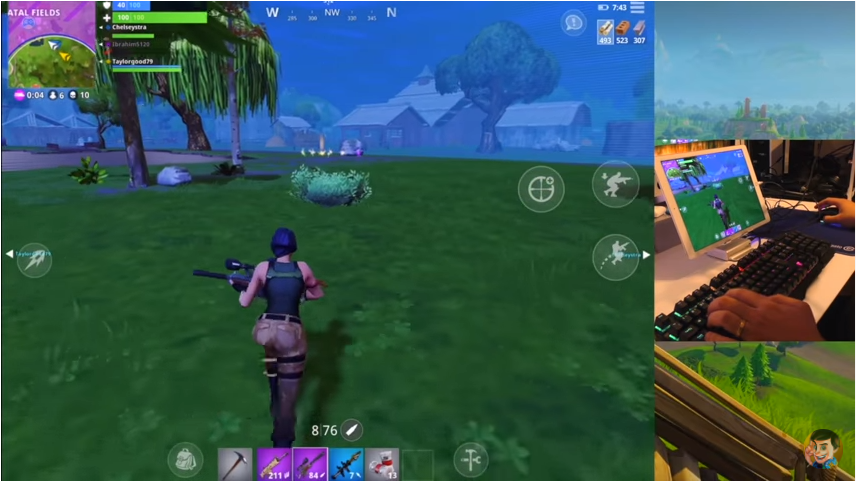 How To Use A Controller In Fortnite Mobile - Fortnite IOS Android Controller (No Hack/Cheat) - GameSir