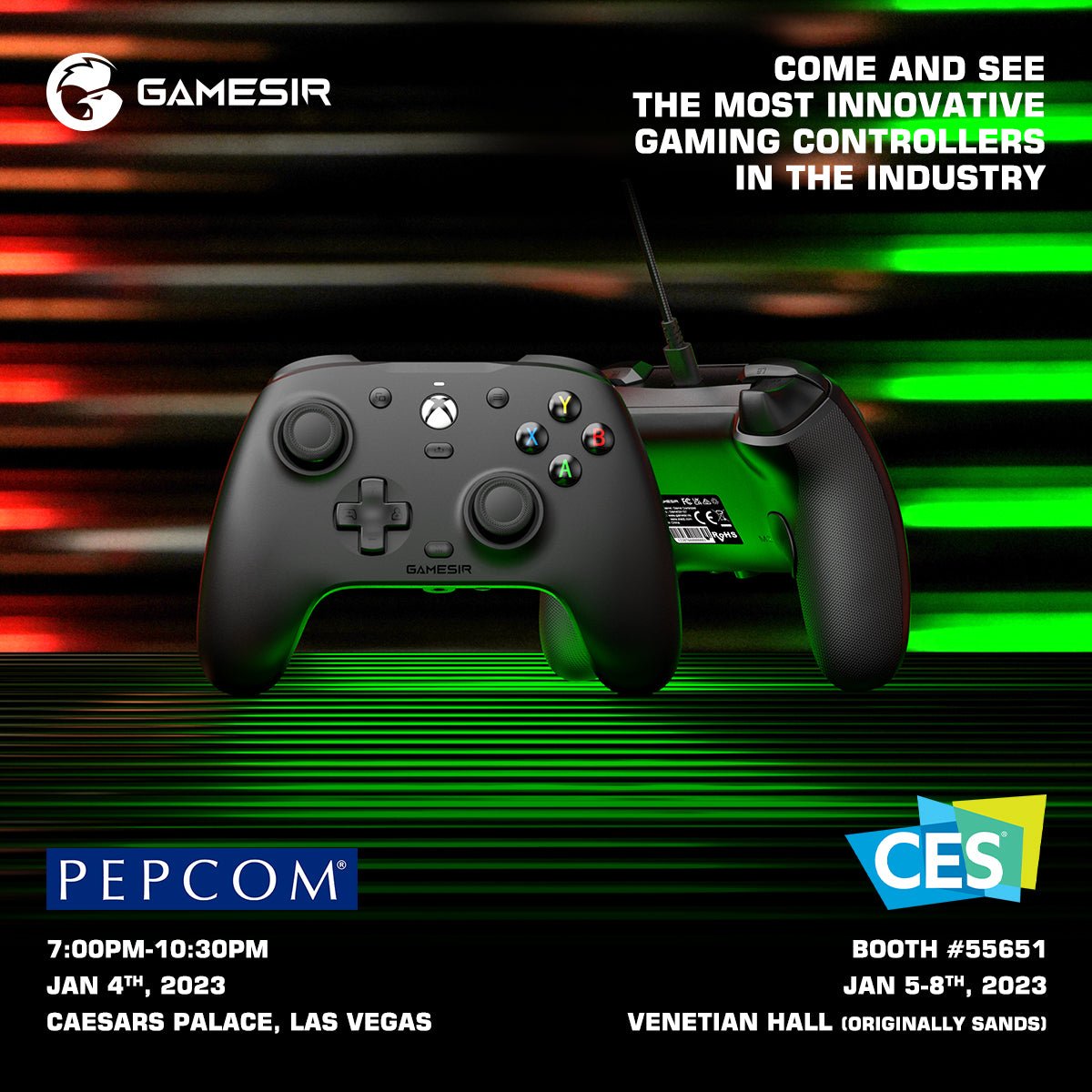 Meet Us at PepCom and CES 2023 - GameSir