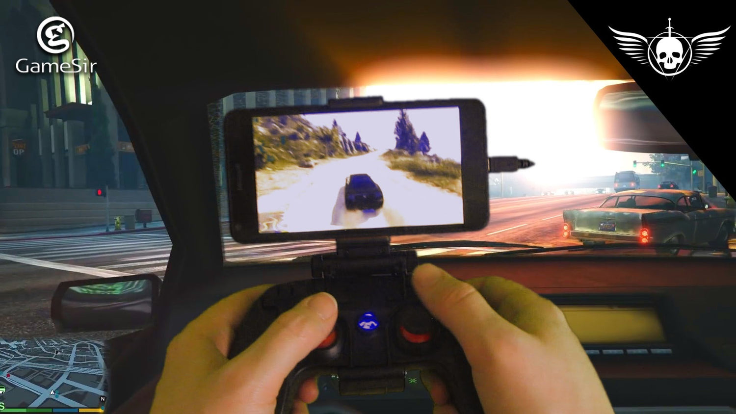 Playing GTA V in Grand Theft Auto V | GAMESIR Gamepad (AD) - GameSir