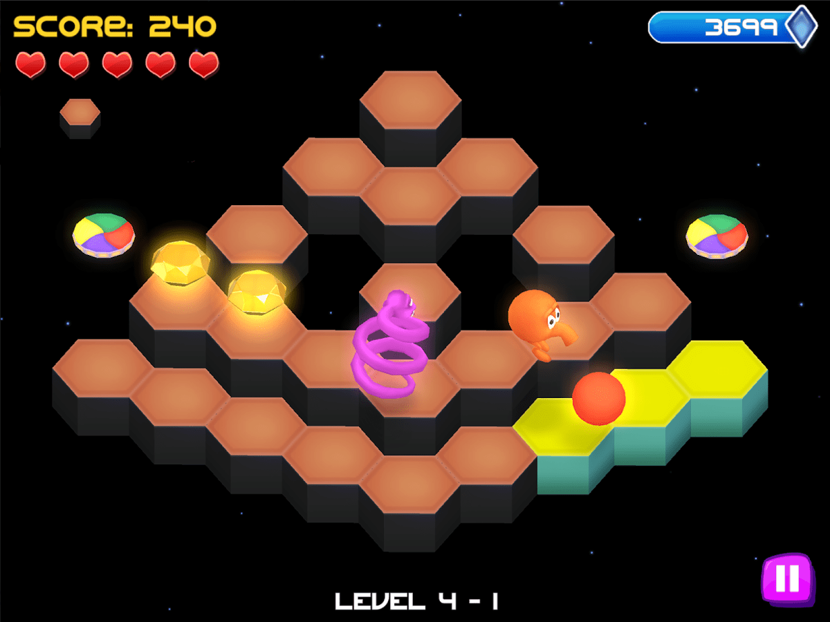 Q*bert: Rebooted - GameSir