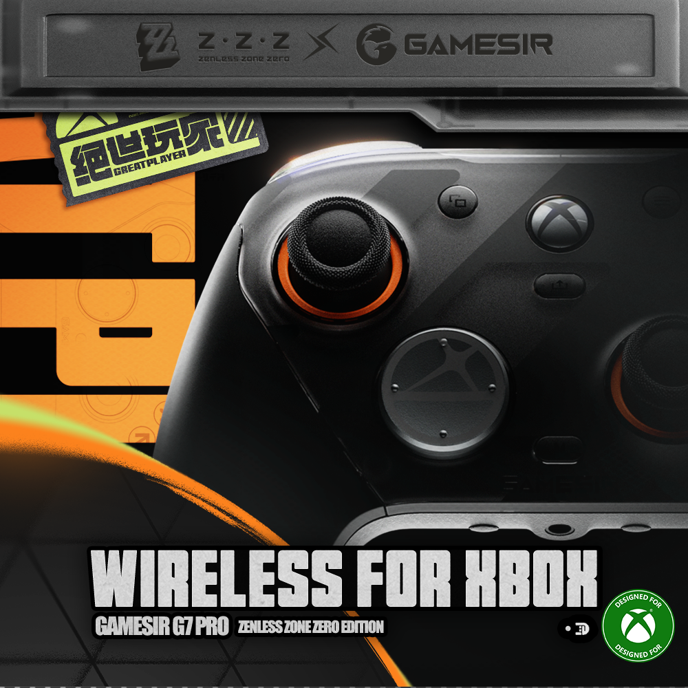 GameSir G7 Pro Zenless Zone Zero Edition Wireless Controller for Xbox, PC & Android.