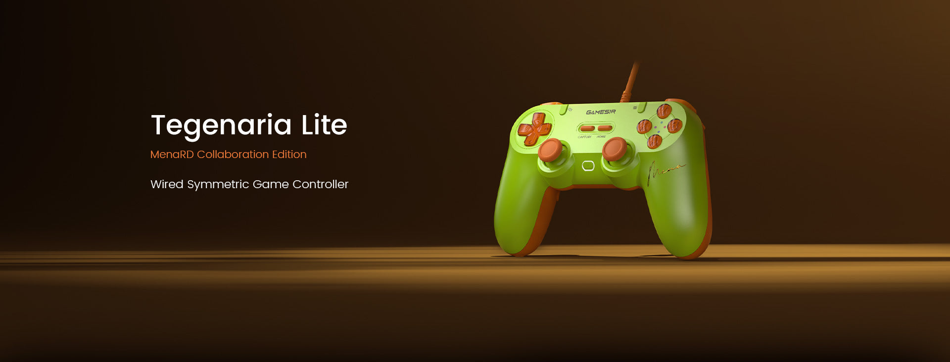  GameSir Tegenaria Lite (MenaRD Collaboration Edition), a specialized peripheral designed for the competitive fighting game community (FGC).Key Features of this Edition:Professional Collaboration: This controller is co-designed with MenaRD (Saul Leonardo Mena II), the legendary two-time Capcom Cup champion. It is tuned to meet the specific ergonomic and performance needs of high-level professional players.6-Button Face Layout: Unlike standard controllers, it features a 6-button layout on the front. This is a 