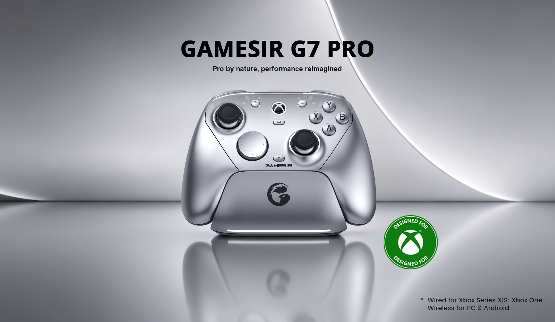 GameSir G7 PRO METALLIC SILVERPerformance ReimaginedDefined as 