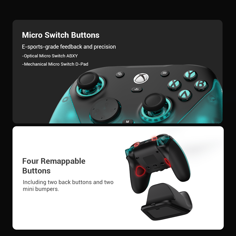 The GameSir G7 Pro is an Aimlabs-licensed, 