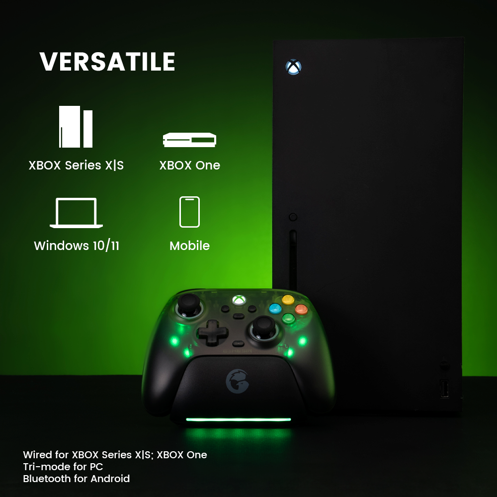 CONNECTIVITYWired for XBOX Series XIS; XBOX OneTri-mode for PCBluetooth for Android