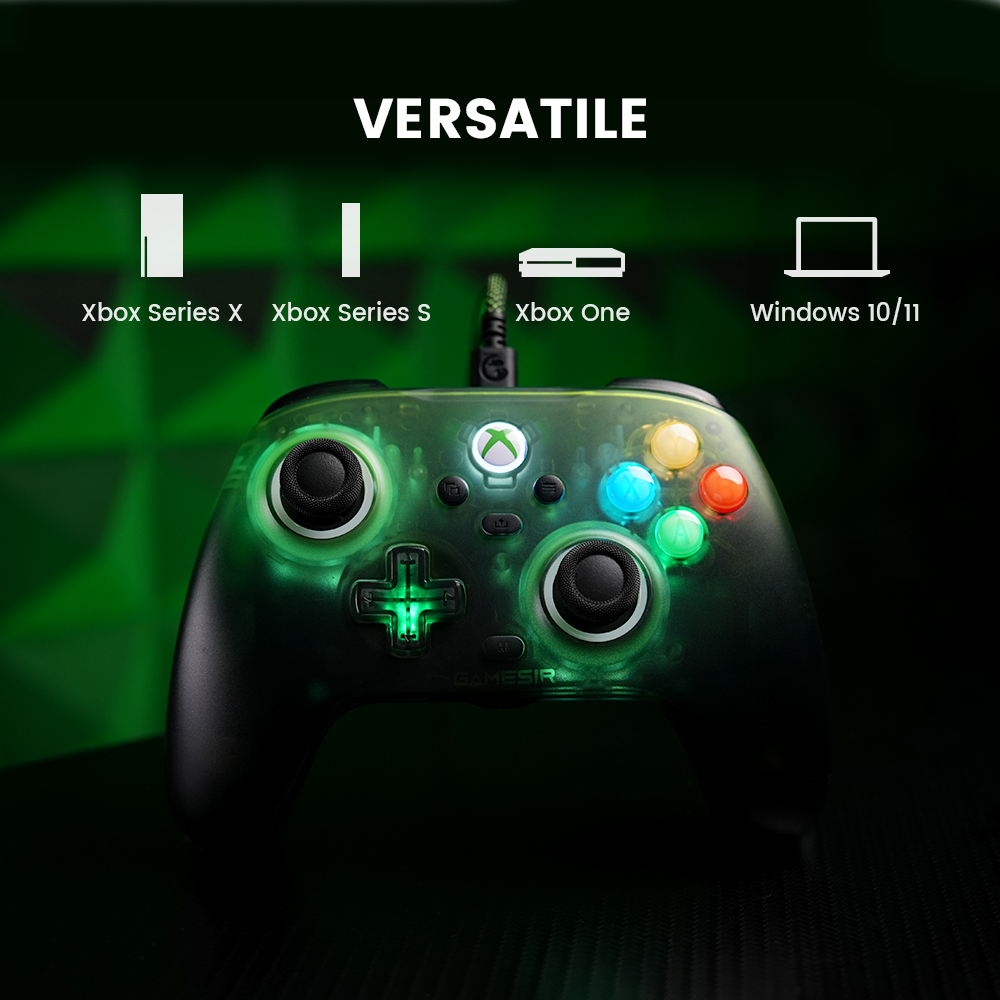 Multi-Platform ConnectivityConsole Ready: Reliable wired connection for Xbox Series X|S and Xbox One.Pro PC Gaming: Tri-mode connectivity options tailored for peak PC performance.Mobile Freedom: Seamless Bluetooth support for Android gaming on the go.One for All: Effortlessly switch between your console, PC, and mobile devices.