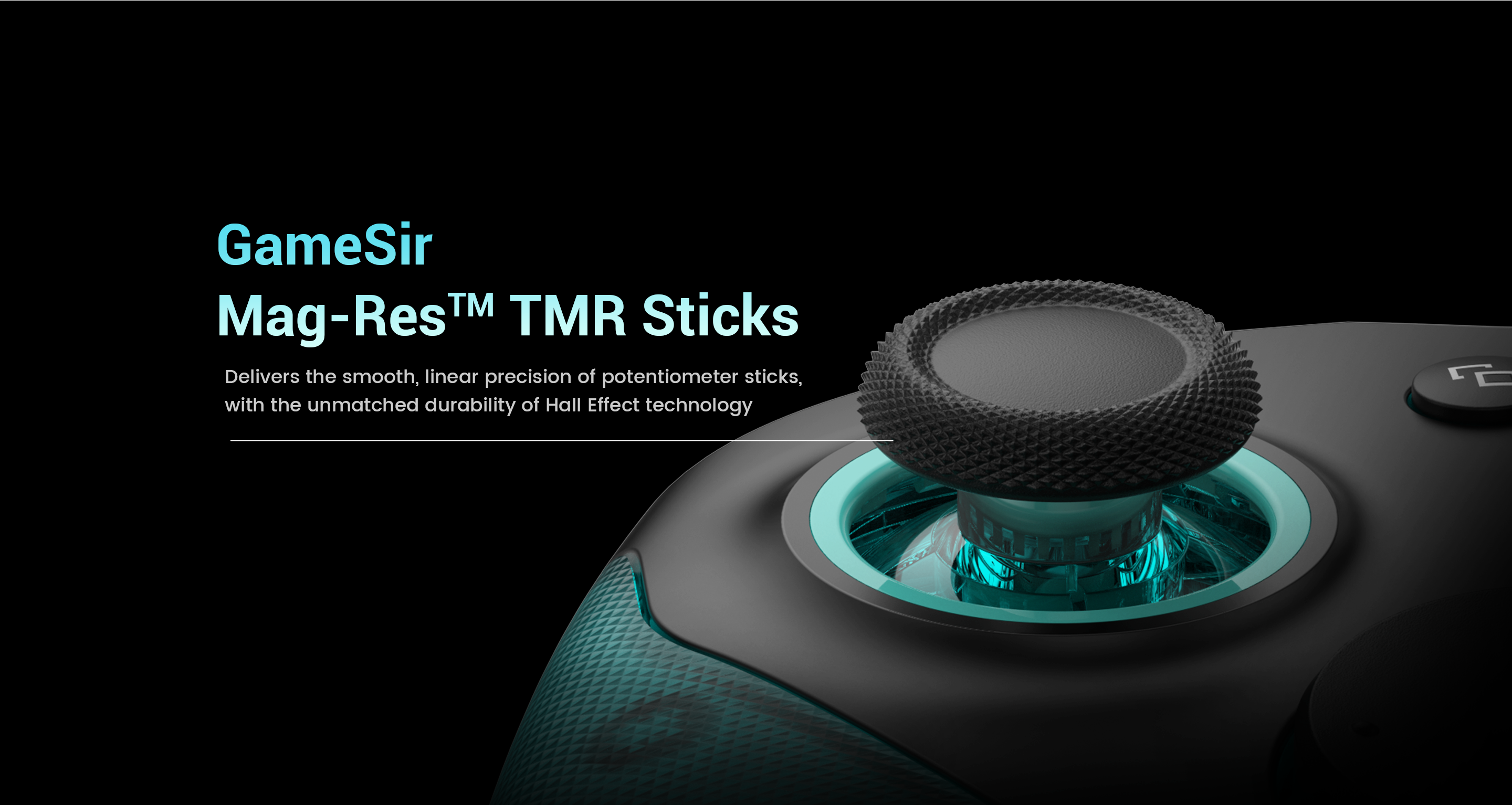 TMR Mag-Res SticksDelivers the smooth, linear precision of potentiometer sticks, with the unmatched durability of Hall Effect technology.