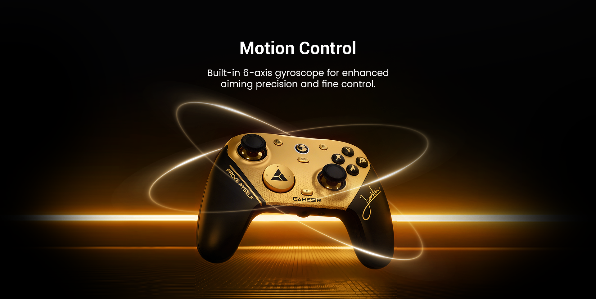 1. Built-in 6-Axis GyroscopeThe Technology: The controller contains a specialized sensor array that tracks movement across six axes (three for rotation and three for translation).High-Sampling Precision: Because this is an 8K (8000Hz) controller, the gyroscope data is processed with extreme speed and resolution. This ensures that even the smallest physical tilt is registered with the same 