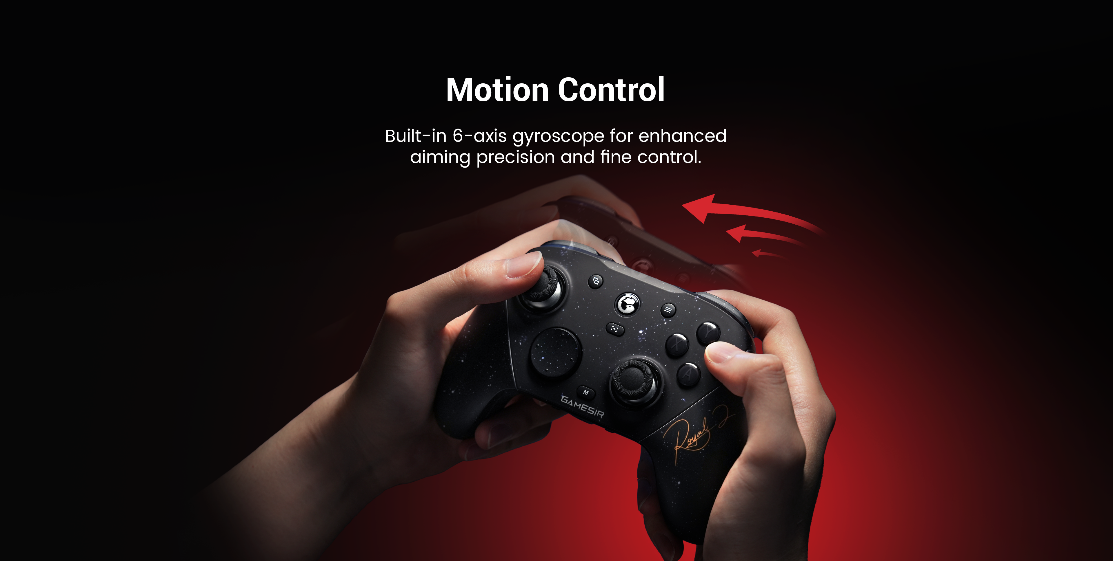 Immersive 6-Axis Gyroscope Sensing:Elevate your gameplay with advanced motion-sensing technology. The integrated 6-axis gyro allows for intuitive control, bridging the gap between player and game. Whether you’re fine-tuning a long-range sniper shot or navigating sharp turns, the responsive motion control delivers a more natural, immersive experience that adapts perfectly to your unique playstyle.