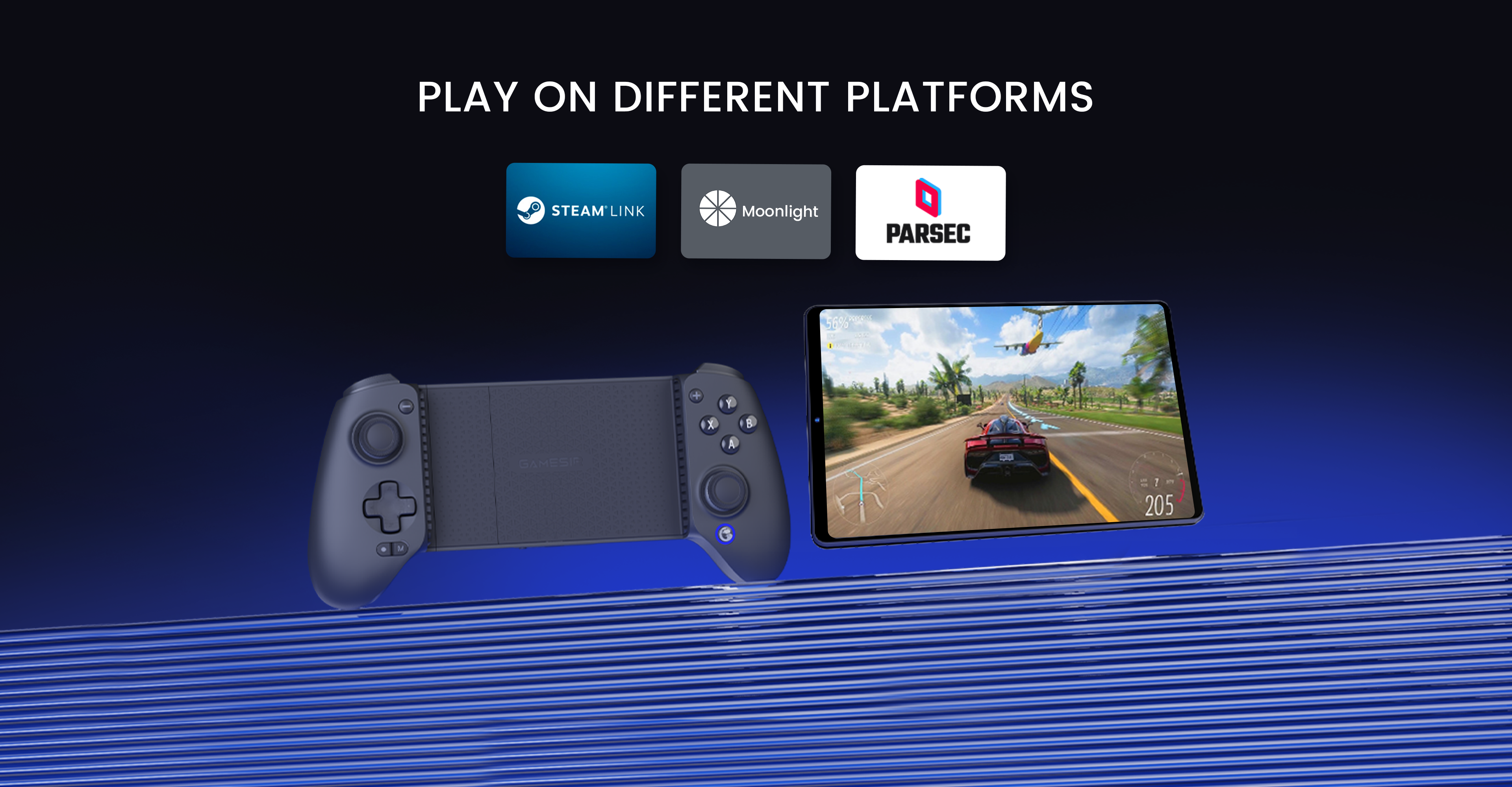 Supports playing on different platforms
