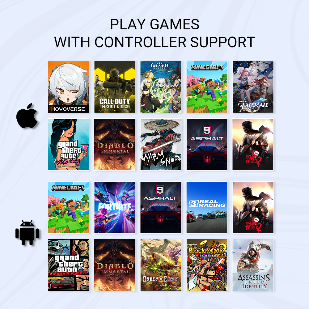 games can be played on X5 Lite