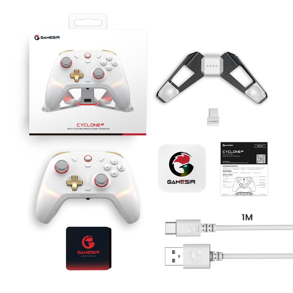 GameSir Cyclone 2 Multiplatform Controller - Phantom White - GameSir