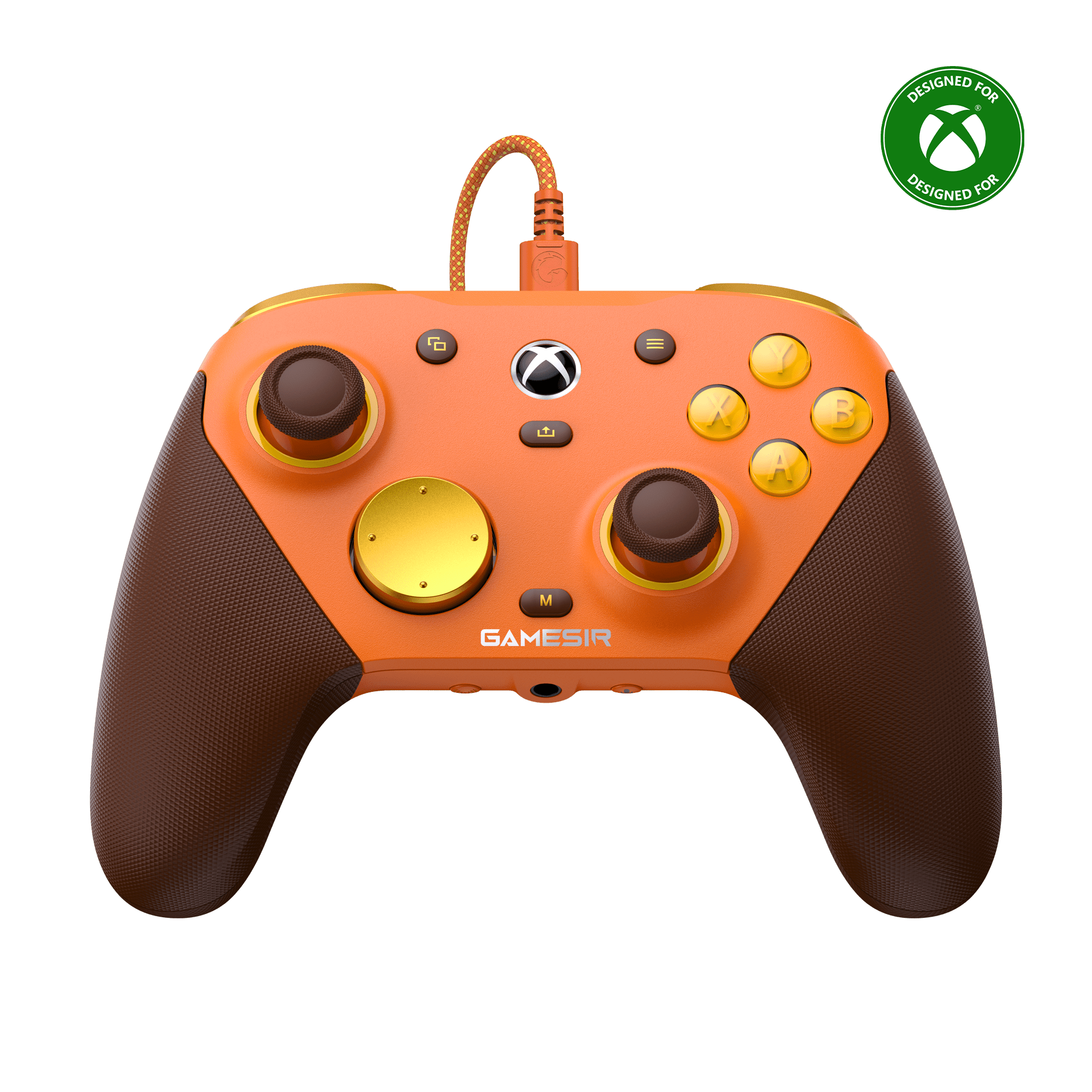 GameSir G7 Pro Tri-Mode Xbox Wired, PC & Mobile Wireless Controller - Amber Flame - GameSir