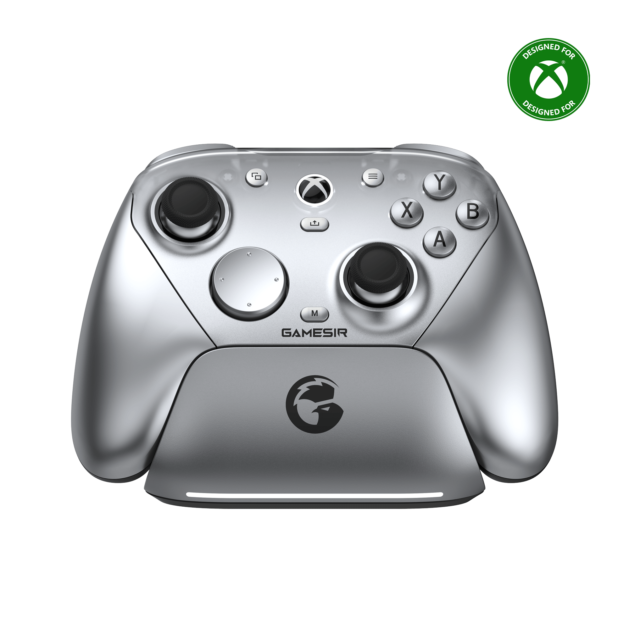 GameSir G7 Pro Tri-Mode Xbox Wired, PC & Mobile Wireless Controller-Metallic Silver - GameSir