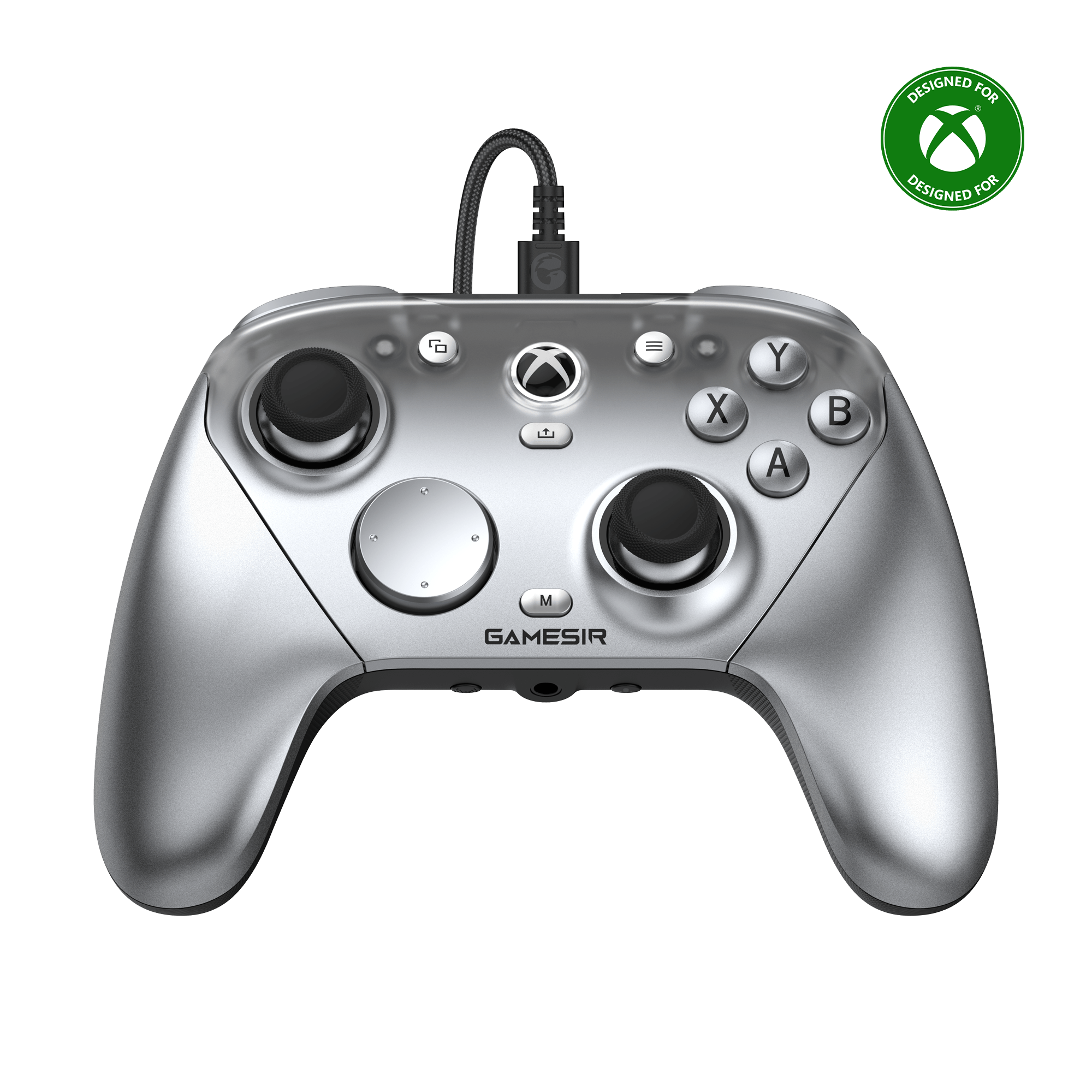 GameSir G7 Pro Tri-Mode Xbox Wired, PC & Mobile Wireless Controller-Metallic Silver - GameSir