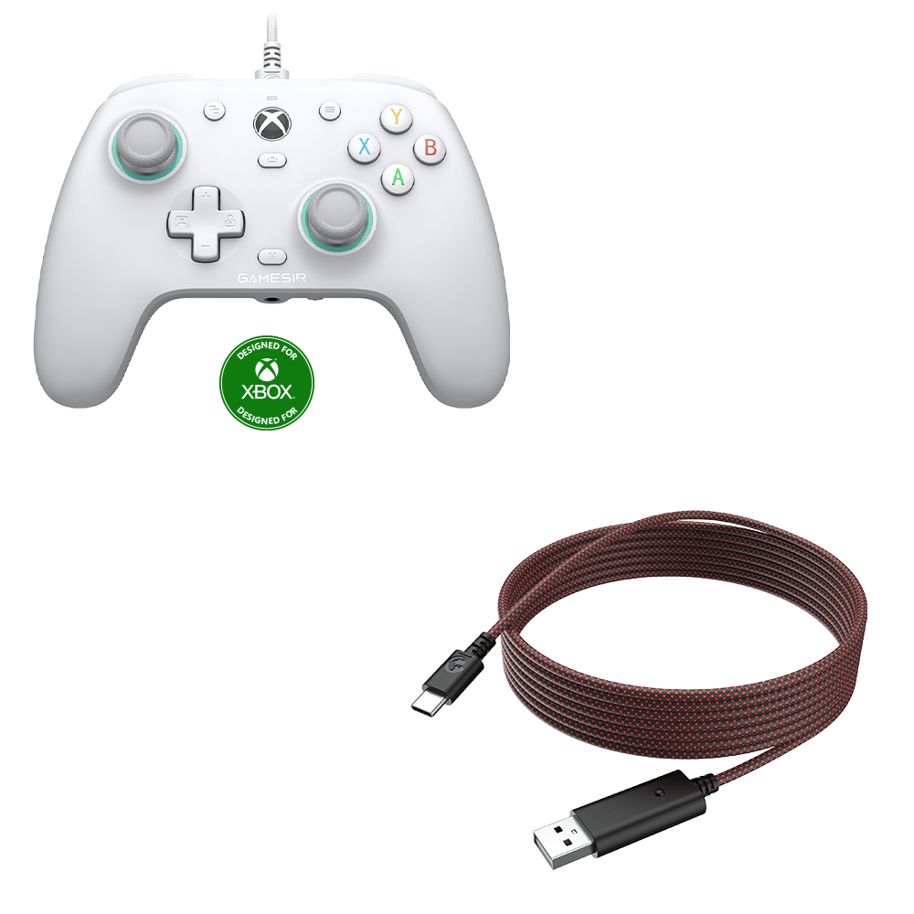 GameSir G7 SE Wired Controller for Xbox - White - GameSir