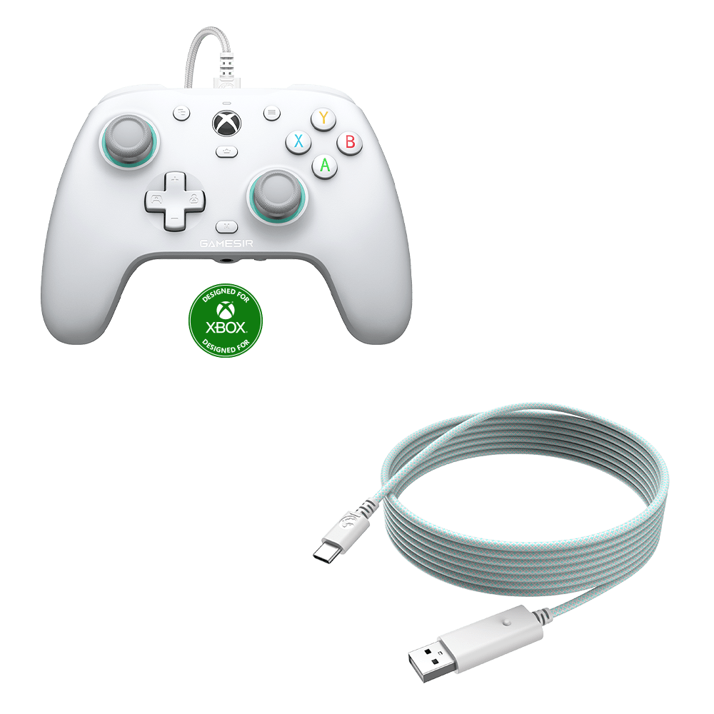 GameSir G7 SE Wired Controller for Xbox - White - GameSir