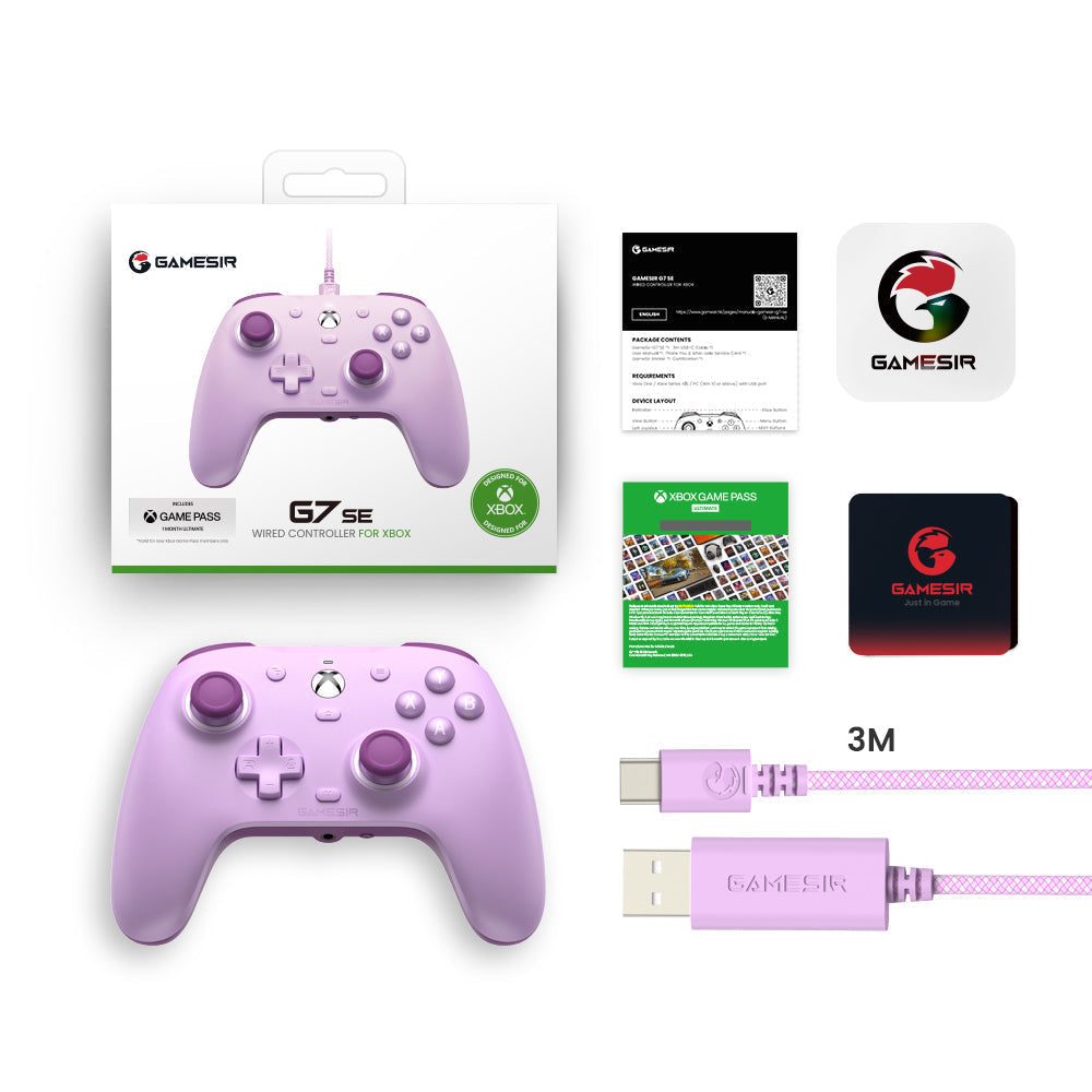 GameSir G7 SE Xbox Wired Controller - Radiant Purple - GameSir