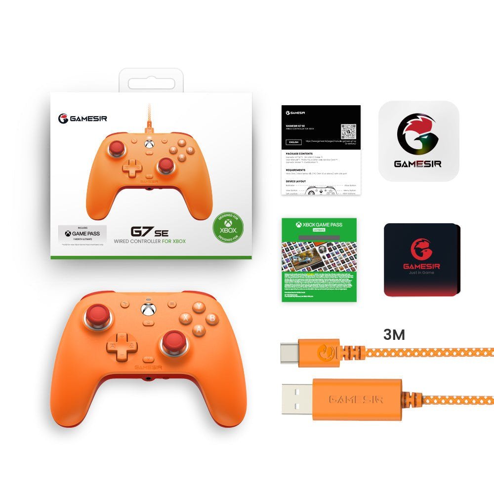 GameSir G7 SE Xbox Wired Controller - Vibrant Orange - GameSir