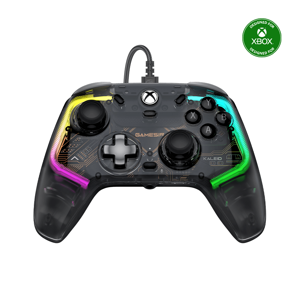 GameSir Kaleid Wired Transparent RGB Gaming Controller for Xbox - GameSir